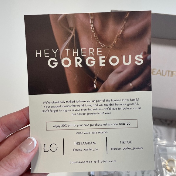 Pearl Drop Hoop Earrings - Picture 5 of 6